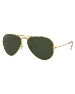 Ray-Ban Aviator Gold 62mm G-15 lens